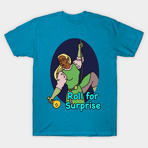 Roll for Surprise RPG Thief Class T-Shirt by TealTurtle